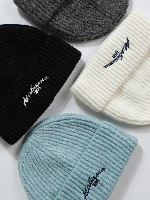 中性刺绣针织帽(M) 针织帽-纪念日百货门店同款165199556 商品图0