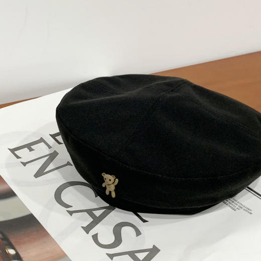 鹿鹿推荐·【出片神器】秋冬高级感日系复古贝雷帽 商品图0