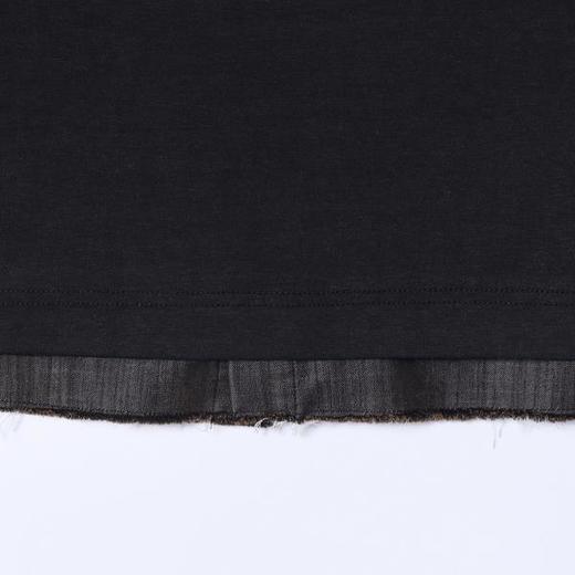 SDSA男士秋冬新款痞帅男装潮牌撞色拼接假两件翻领卫衣百搭时尚 商品图2