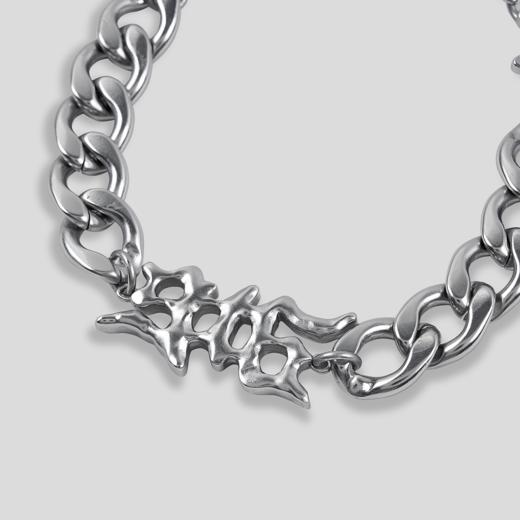 GOODBAI 916 异形logo吊坠金属可调节手链 商品图4