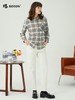 波顿女士春秋冬季 衬衫 磨毛格纹 柔暖合身休闲长袖款LS999323 商品缩略图2