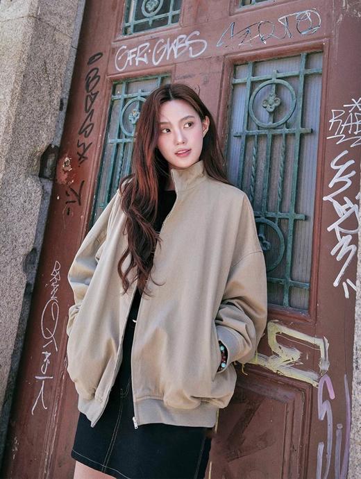 SPEL*2025秋新品复古宽松休闲立领夹克外套 商品图0