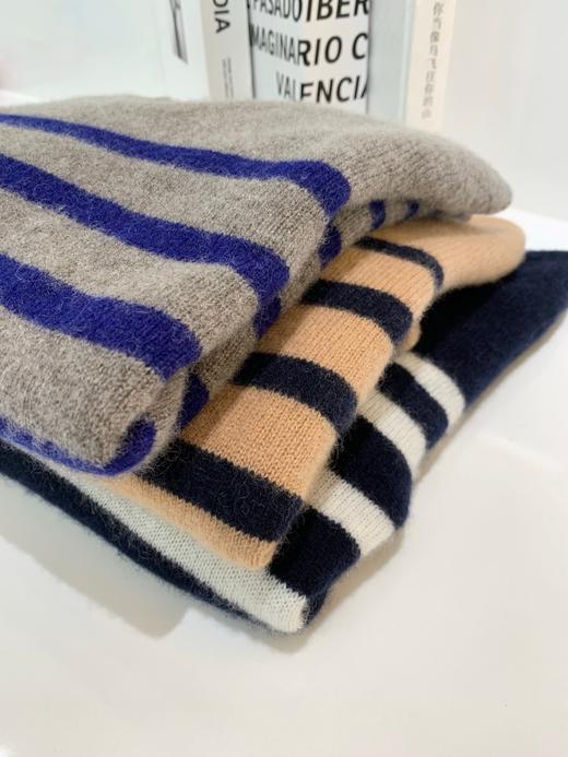 YS1735-拼色条纹长袖上衣【Hera&Song】 商品图4