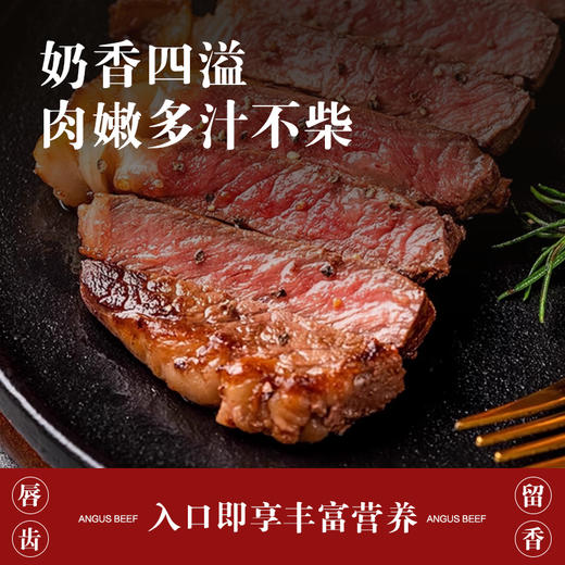 吉农纪阿根廷谷饲120天安格斯西冷牛排200g 商品图3
