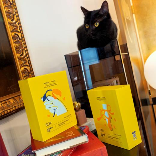 [屁侠推荐]嫩手嫩脚 SDX手膜/足膜  5对装 软化角质 改善粗糙 嫩白保湿两不误 秋冬必备 40g*5对/盒 商品图0