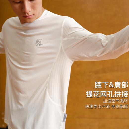 录士LUSHISI韧性主题长袖HC系列专业实战运动紧身长t恤篮球健身男 商品图1
