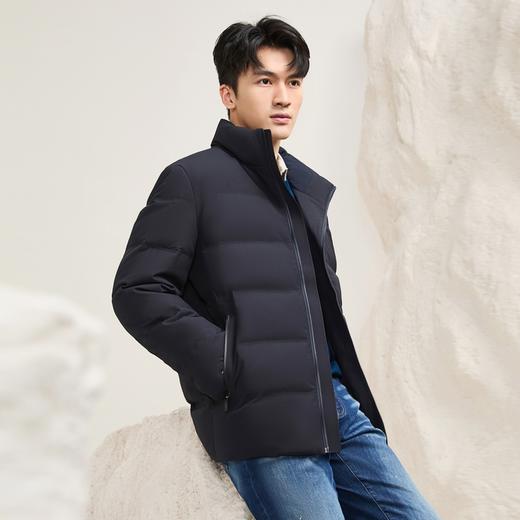 【RDS责任羽绒认证】柒牌男装立领羽绒服2025冬保暖防风鸭绒外套129E71160 商品图1