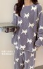 秋冬新款【云朵绒软绵绵睡衣】家居服套装 可外穿加绒加厚两件套  商品缩略图13