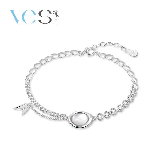 新中式玉髓竹节银925手链 商品图4