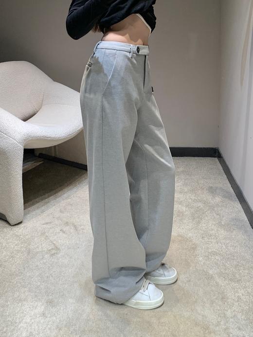缪缪25FW秋冬新款 腰带环休闲长裤(DQJ) 商品图5