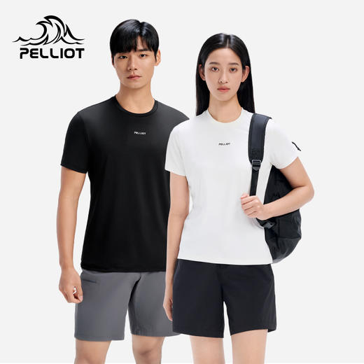 伯希和速干T恤男户外运动跑步健身半袖抗菌高弹夏季休闲短袖女 商品图0