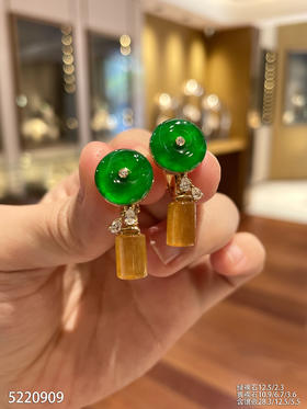 5220909，平安扣耳坠。具体价格微信咨询