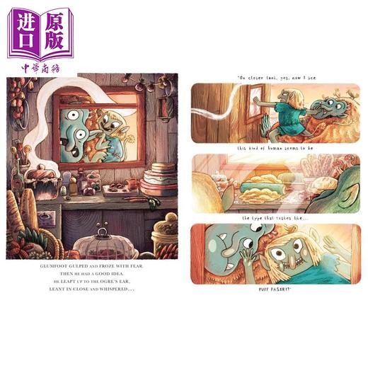 【中商原版】洞穴咖啡馆 The Cave Downwind of the Cafe 英文原版 儿童绘本 充满怪兽的押韵故事 插图精美 进口童书 精装 商品图4