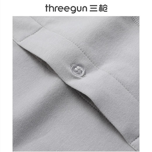 Threegun三枪 舒柔轻薄弹力棉男士打底裤-T60051B01 商品图3