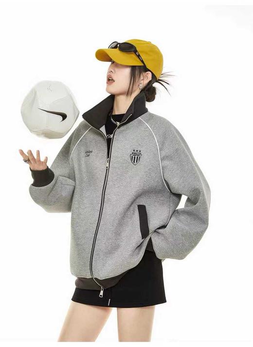 【GZ】无忧购 刺绣图案立领棒球服外套1923（截单后3-5天发货） 商品图2