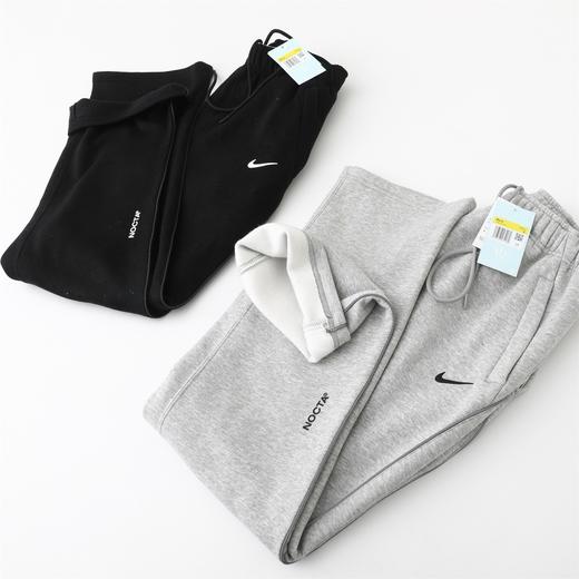 D092609公鸭系列字母Logo印花松紧腰直筒合身针织运动裤 商品图6