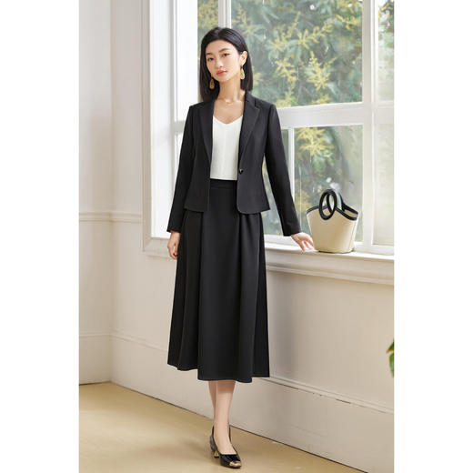 米思阳2026春季新款知性优雅通勤风百搭小西装显瘦优雅西装外套女4882 商品图3