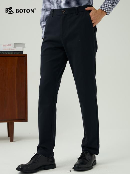 【柔软高弹】波顿男士秋冬 休闲裤 磨毛斜纹修身 柔弹显高百搭款ME876323 商品图1