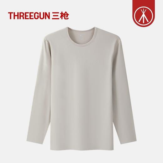 Threegun三枪 火绒棉圆领男士打底衫-T20091A01 商品图14