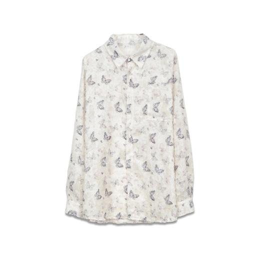 蓝色蝴蝶流苏衬衫-纪念日百货门店同款165993573 商品图4