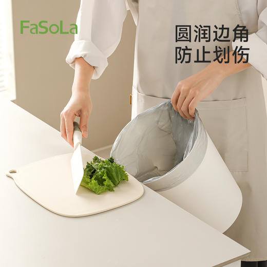 FaSoLa卫生间垃圾桶厕所家用客厅洗手间简纳垃圾桶 商品图4