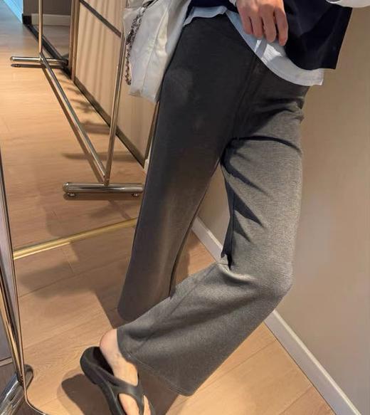 老米优品🎈 3-5天发！巨显瘦~~《裸感空气层超模高弹直筒裤》高腰直筒，塑性显高！！抽绳设计，裸感无压痕，加高腰线护腰收腹~ 商品图8