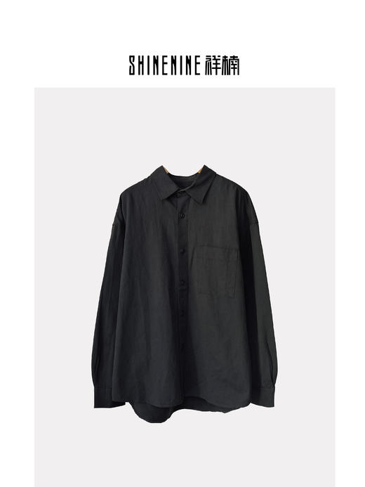 43352159纯色长袖衬衫 商品图0