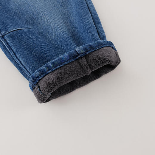 【奥利绒】马克珍妮女童挺括有型牛仔萝卜裤2025年秋冬新款551520 商品图3