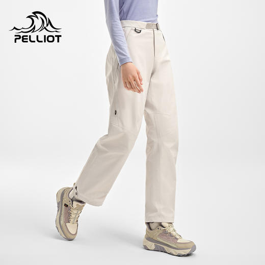 【岩壳】伯希和户外硬壳冲锋裤男2025新款3L全压胶徒步登山长裤女 商品图0