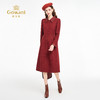 乔万尼2025秋新品复古琥珀红修身收腰连衣裙ED3E291 商品缩略图3