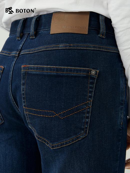 【暖炎绒】波顿男士秋冬 牛仔裤 棉弹直筒 合身舒适百搭款ME883323 商品图4