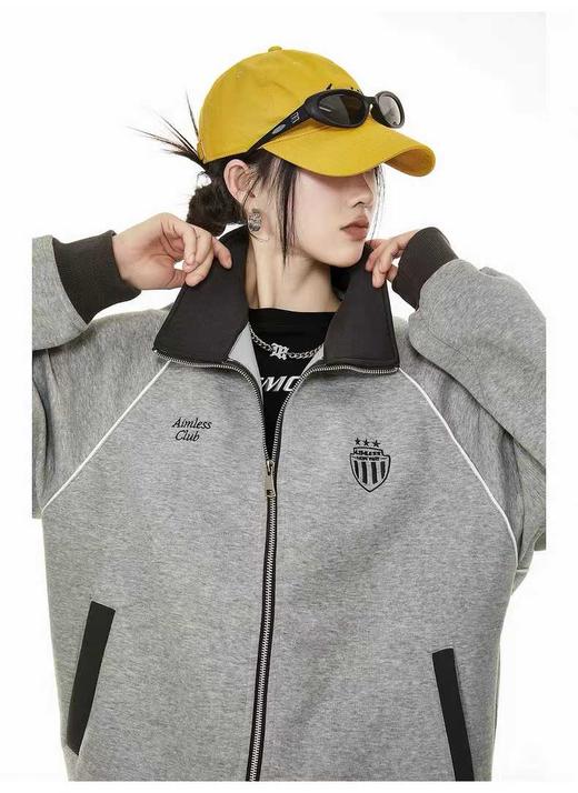 【GZ】无忧购 刺绣图案立领棒球服外套1923（截单后3-5天发货） 商品图0