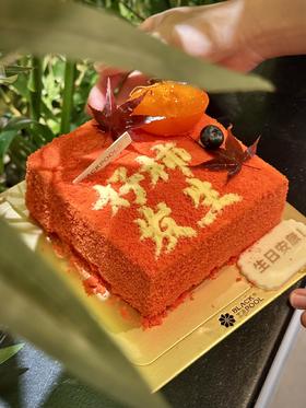 🍅一口沦陷！秋日柿子红茶蛋糕也太会了吧！