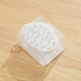 按摩洗发硅胶刷 白色