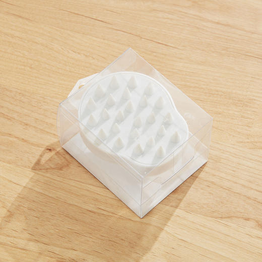 按摩洗发硅胶刷 白色 商品图0