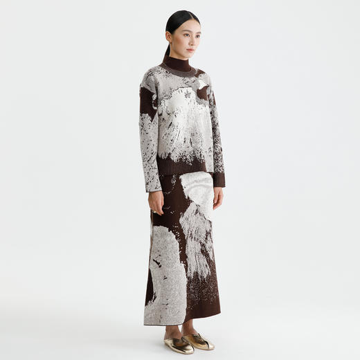 戴布拉芬针织半裙L28D331 商品图2