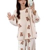 秋冬新款【云朵绒软绵绵睡衣】家居服套装 可外穿加绒加厚两件套  商品缩略图4