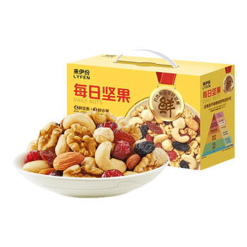 来伊份每日坚果750g/30袋 果干混合坚果礼盒孕妇办公零食礼包送礼团购 /休闲食品 /坚果炒货 /每日坚果 商品图2
