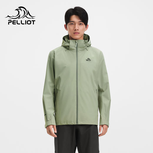 伯希和户外冲锋衣男25新款三合一Polartec200抓绒内胆徒步登山服 商品图0