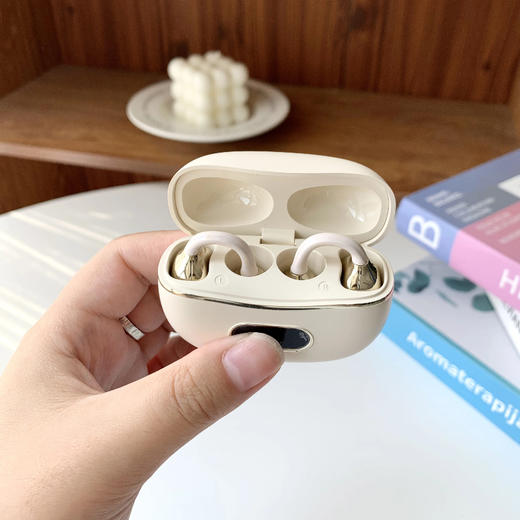 【鸿蒙智联合作品牌】塞尔兰斯 AI翻译蓝牙耳机 Hifi全景立体音，智能通话降噪+定向传声；夹耳式设计，小巧轻盈护耳，轻盈不压耳 商品图1