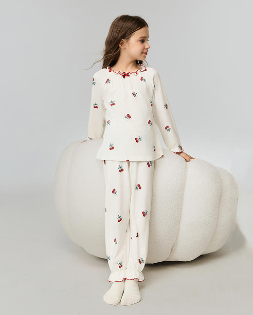 5楼爱慕儿童樱桃礼物家居服上衣  AK141J541 商品图2