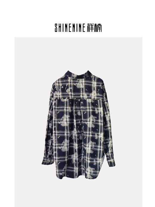 43352161格纹长袖衬衫 商品图1