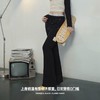 马登美式微喇卫裤修身显瘦垂感休闲裤外穿运动裤瑜伽长裤子秋冬女 商品缩略图4