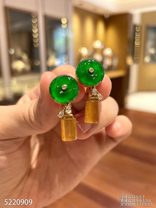 5220909，平安扣耳坠。具体价格微信咨询 商品图1