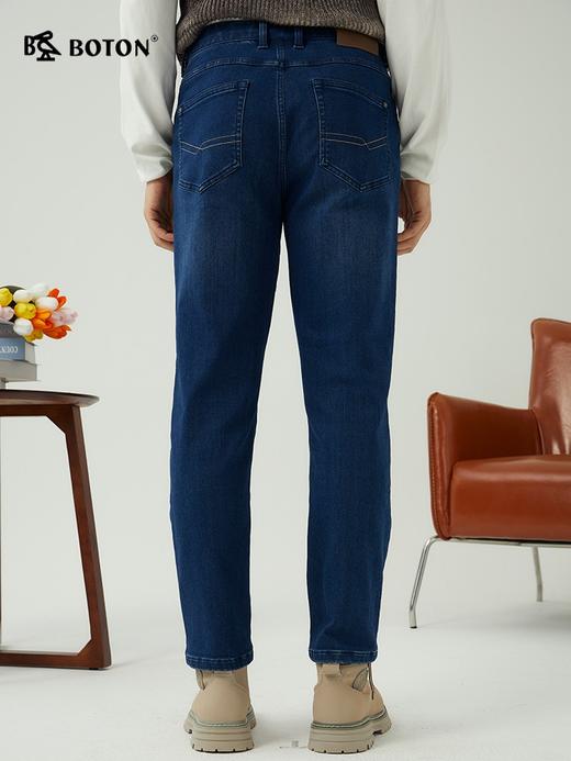 【暖炎绒】波顿男士秋冬 牛仔裤 加绒厚直筒 合身暖适百搭长裤ME887323 商品图2