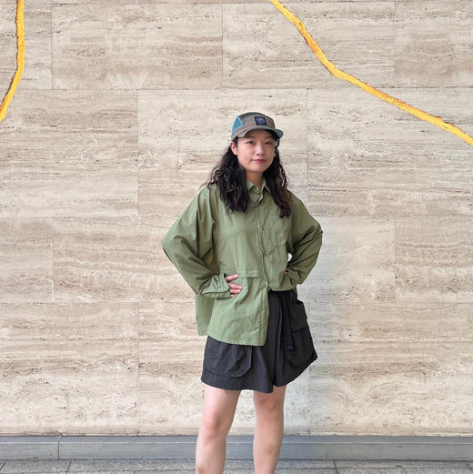 素然宽松休闲款式长袖衬衫 可当外套8092501 商品图5