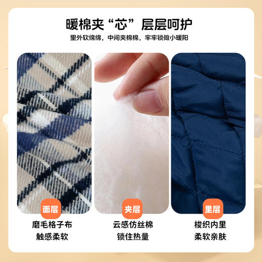 迪士尼2025新款男童夹棉棉服外套XD4DS011 商品图4