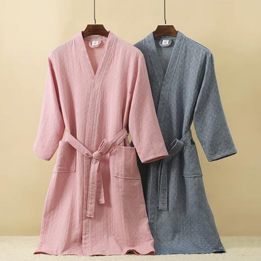 裁缝学苑QL14纯棉纱布浴袍纸样男女同款四季可穿浴巾情侣款睡袍睡衣样板 商品图1