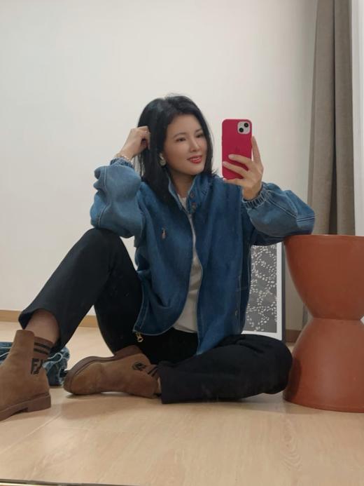 拉*夫小马刺绣复古丹宁牛仔夹克外套 商品图7