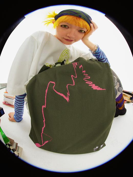 abC x cryingcenter 蛙爱哭音乐青蛙帆布托特包 哭喊中心 商品图0